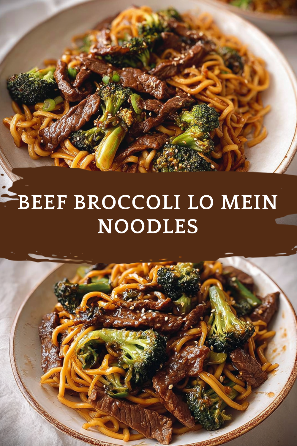 Beef Broccoli Lo Mein Noodles