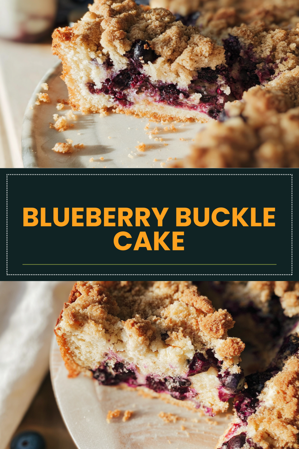 Blueberry Buckle Cake