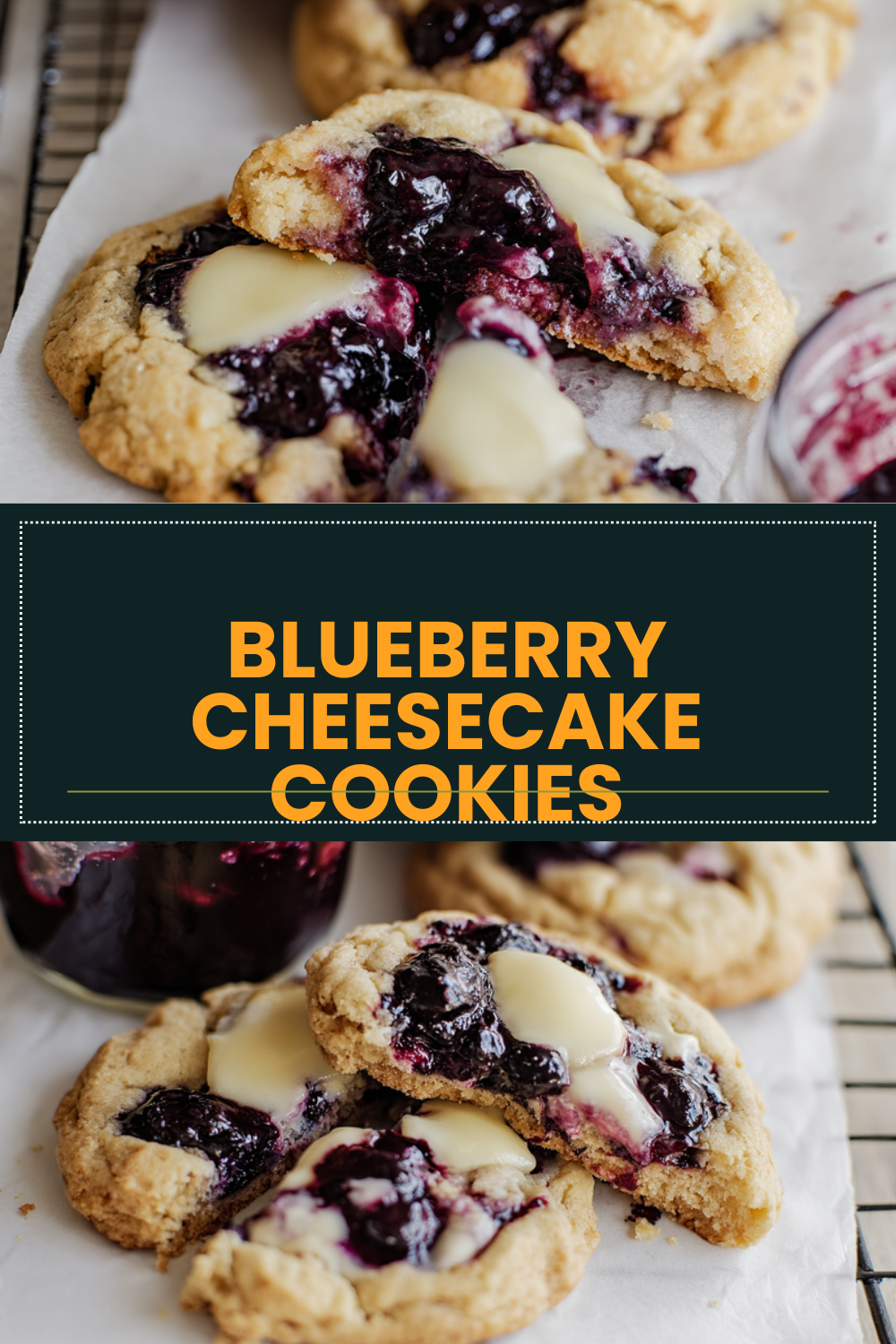 Blueberry Cheesecake Cookies