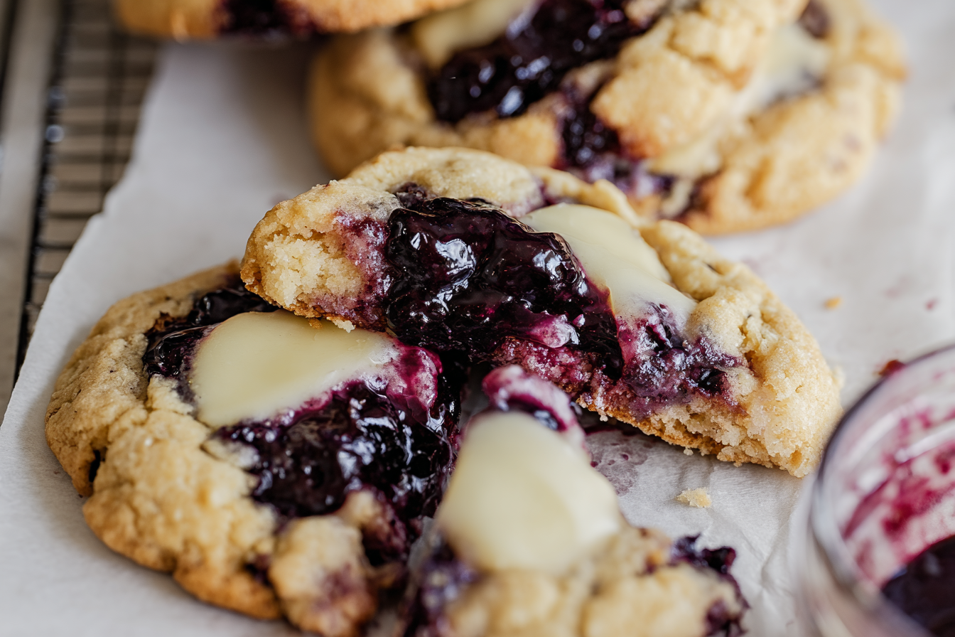 Blueberry Cheesecake Cookies