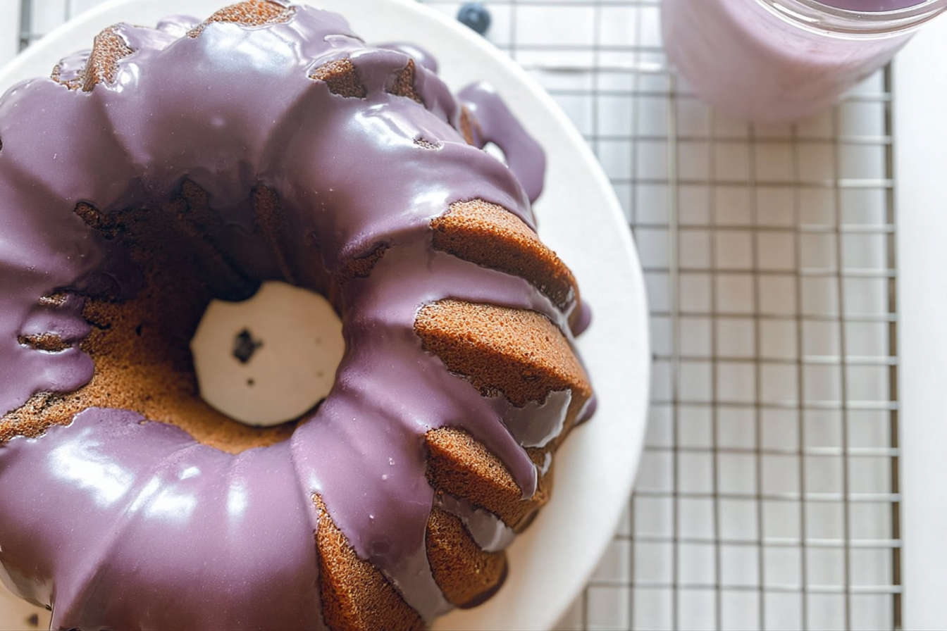 Blueberry Donut Bundt Cake
