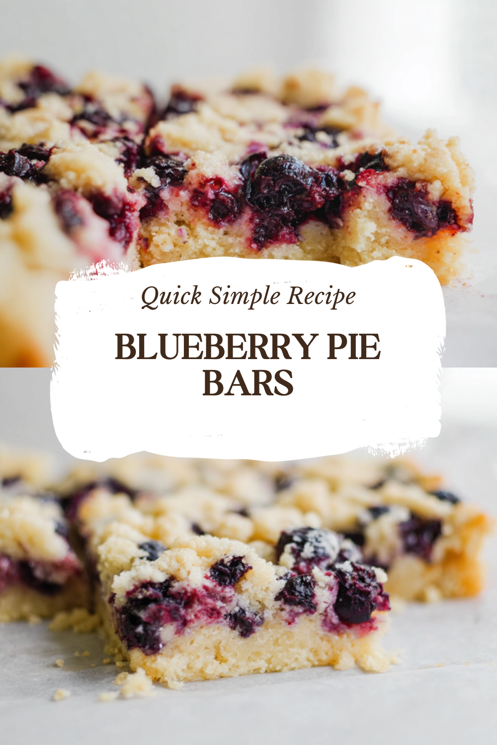 Blueberry Pie Bars
