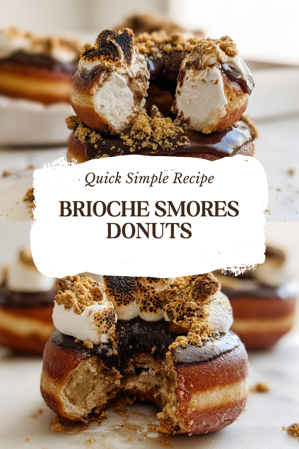 Brioche Smores Donuts