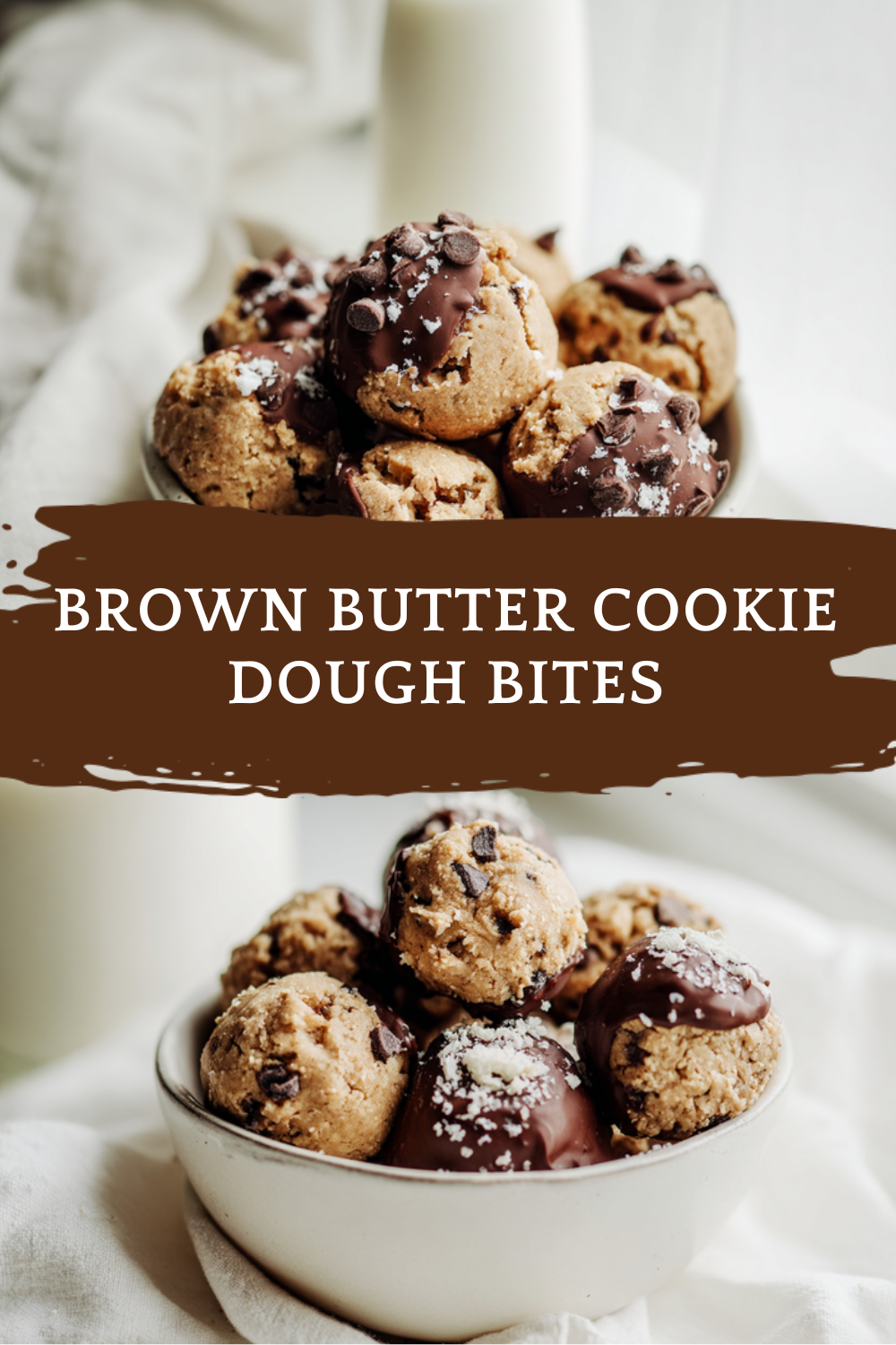 Brown Butter Cookie Dough Bites