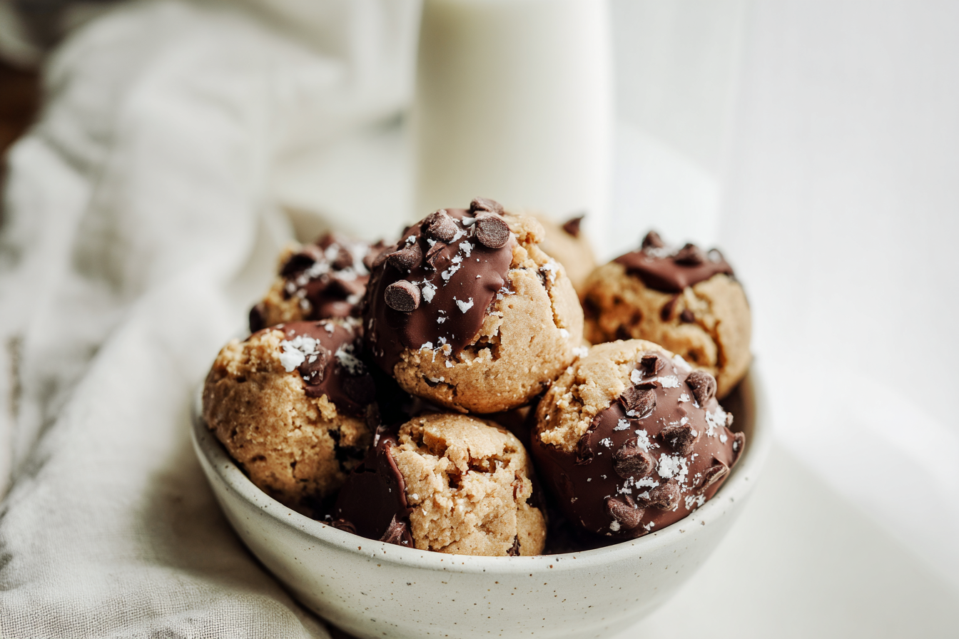 Brown Butter Cookie Dough Bites
