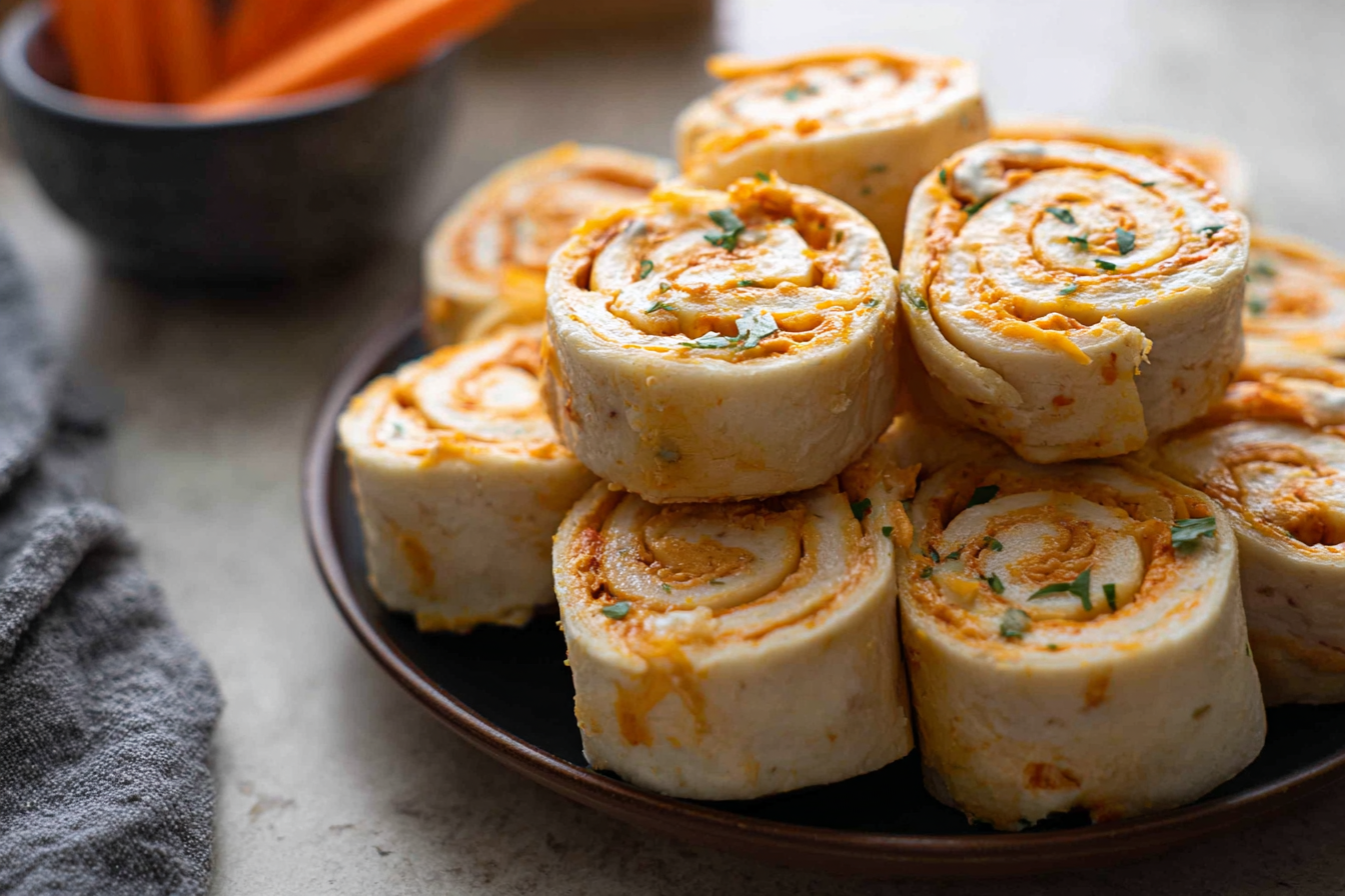 Buffalo Chicken Pinwheels