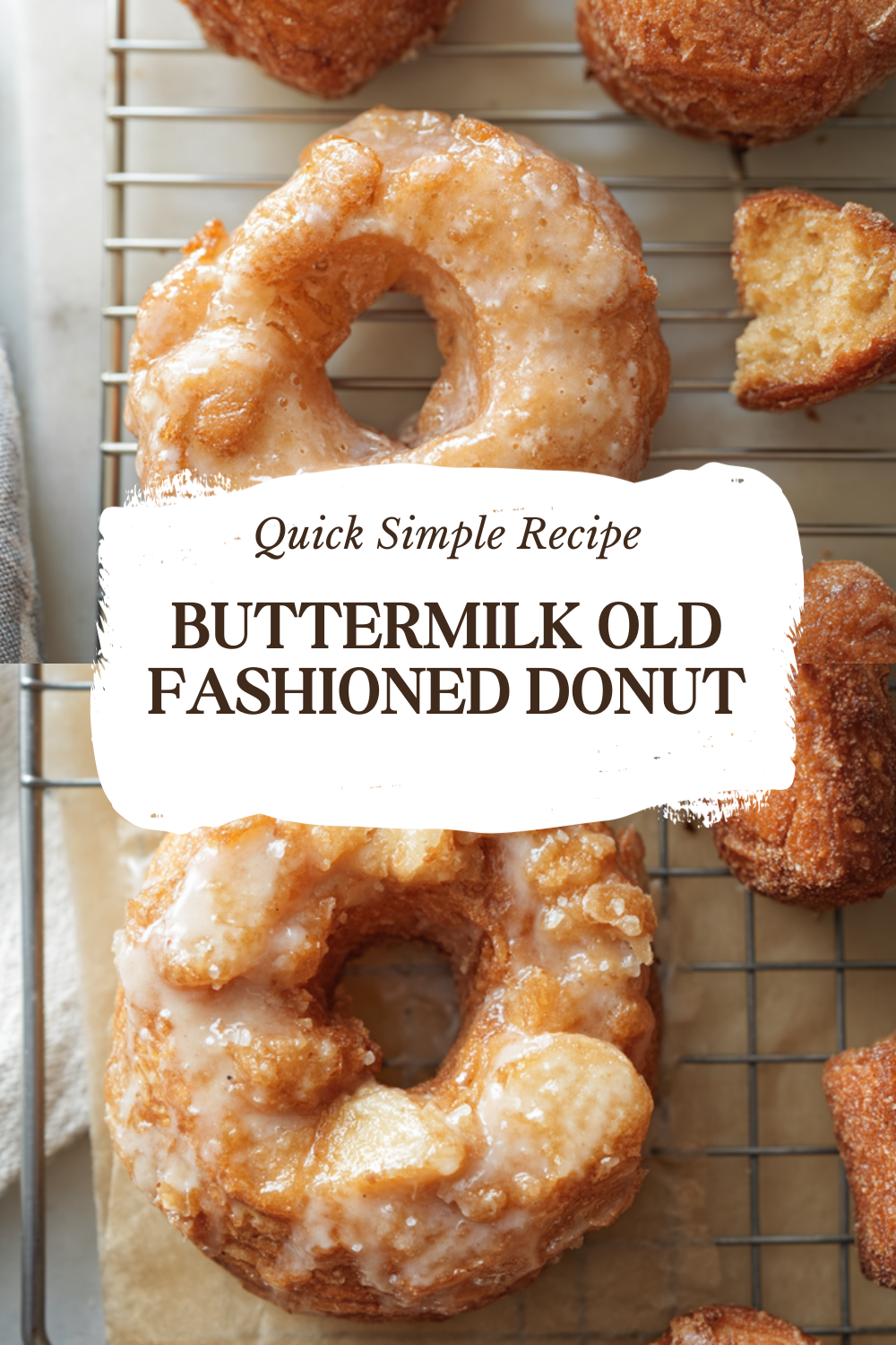 Buttermilk Old Fashioned Donut