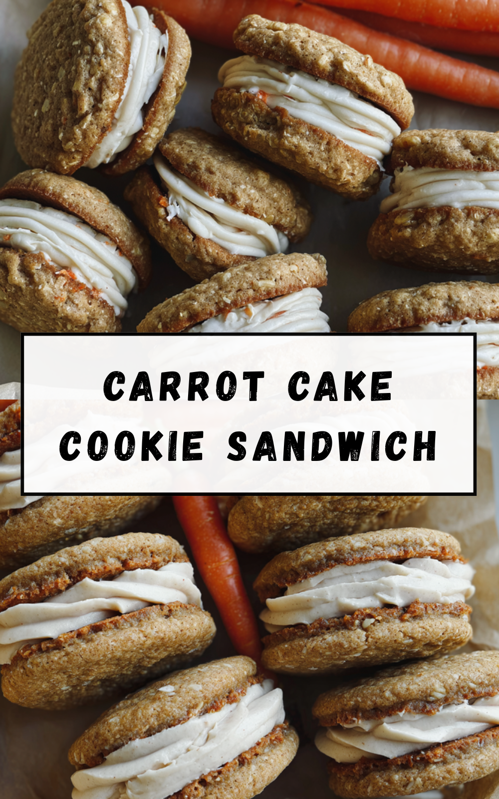 Carrot Cake Cookie Sandwich