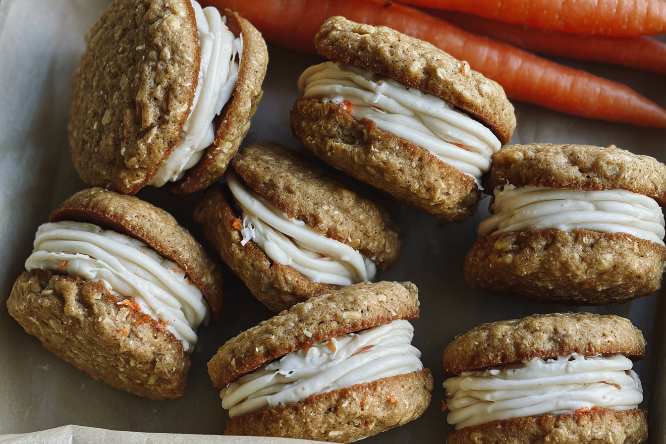 Carrot Cake Cookie Sandwich
