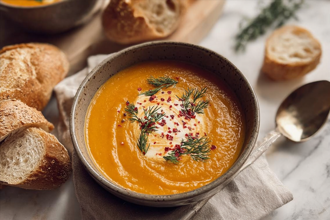 Carrot Sweet Potato Soup