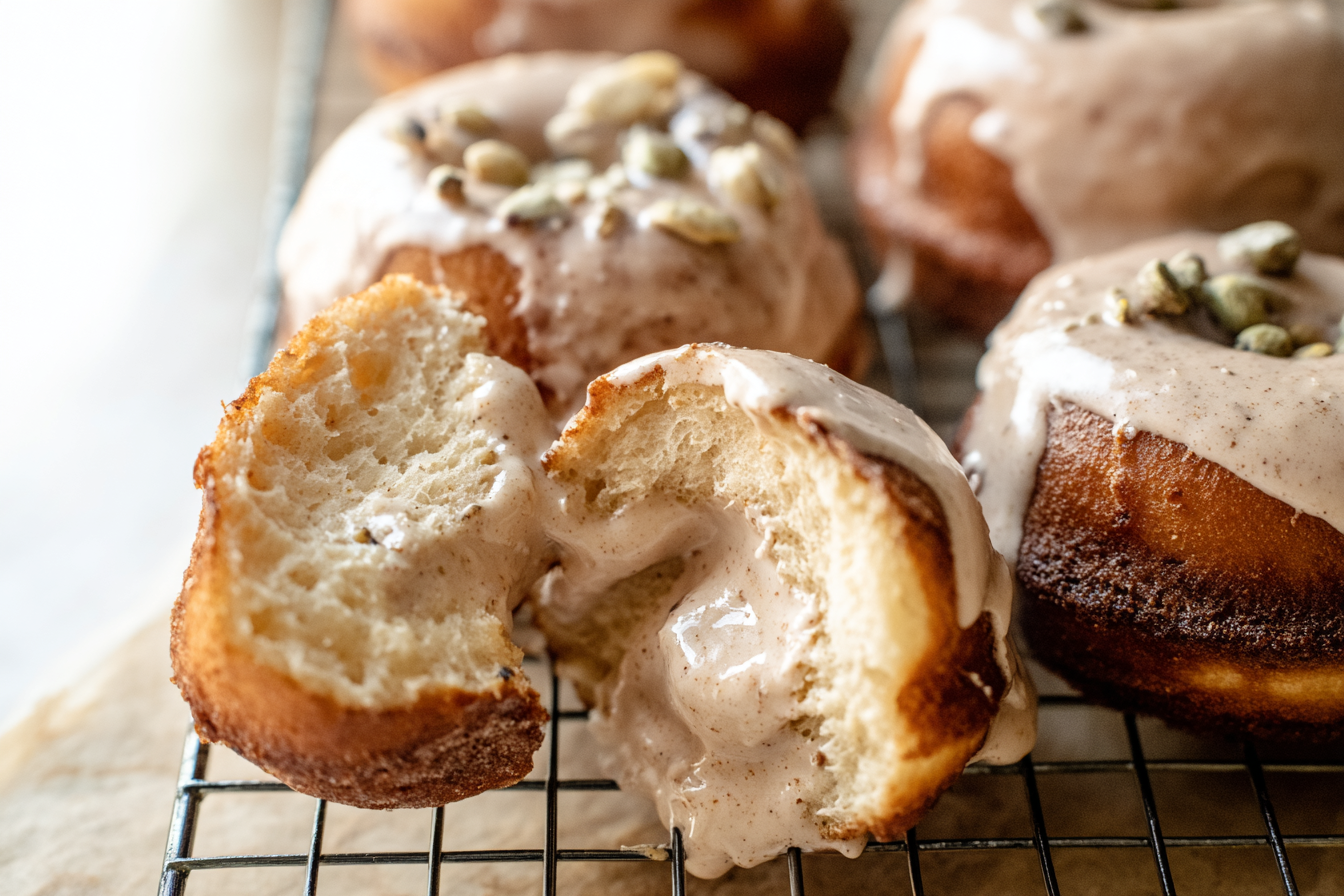 Chai Custard Donuts
