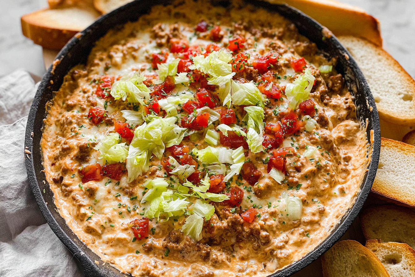 Cheeseburger Dip