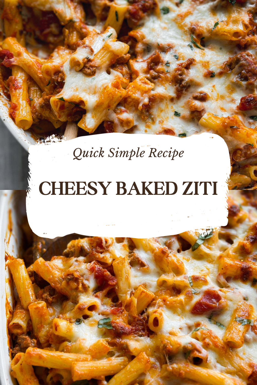 Cheesy Baked Ziti