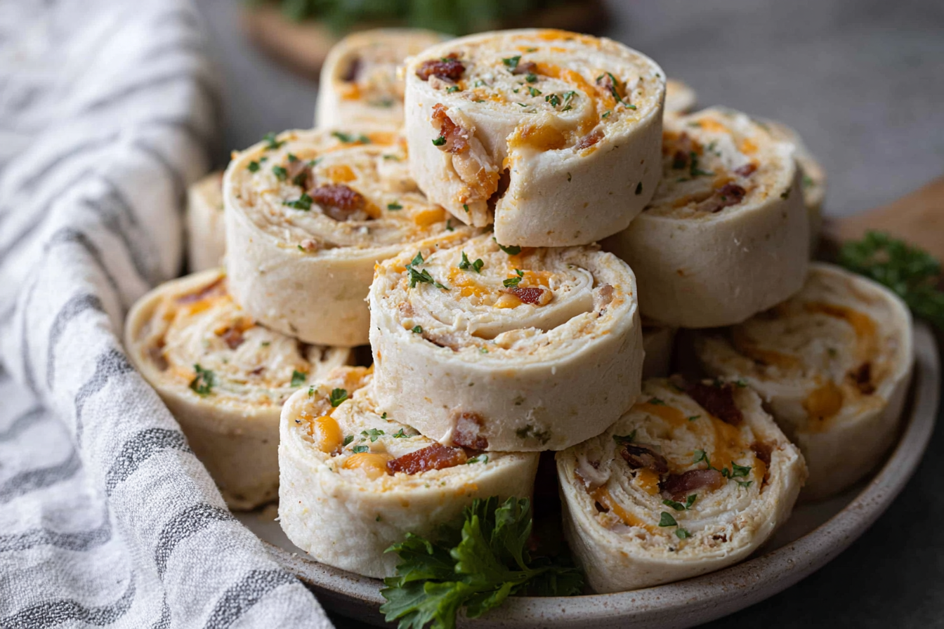Chicken Bacon Ranch Pinwheels