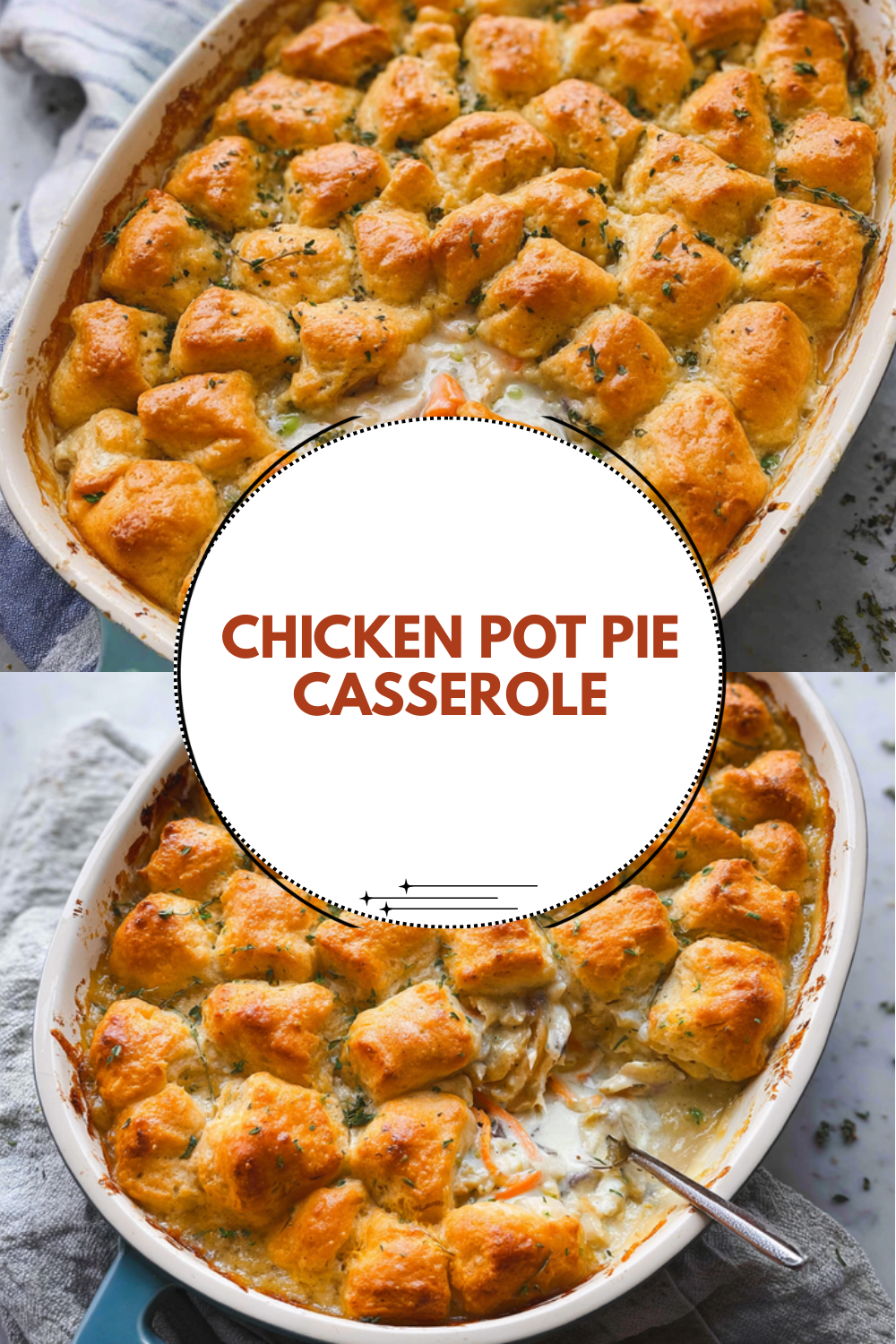 Chicken Pot Pie Casserole
