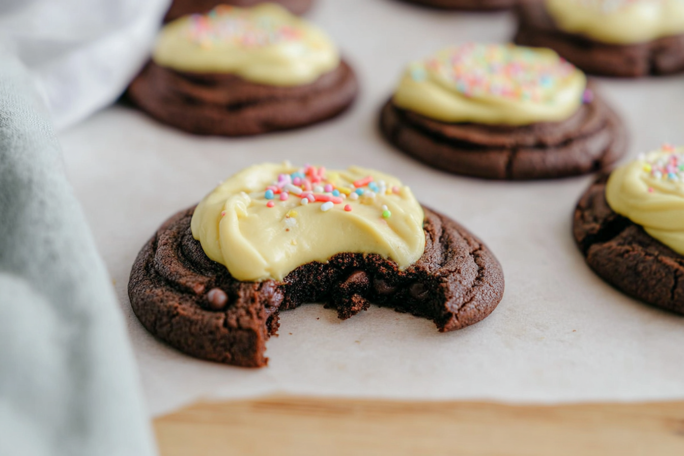 Chocolate Birthday Cookies
