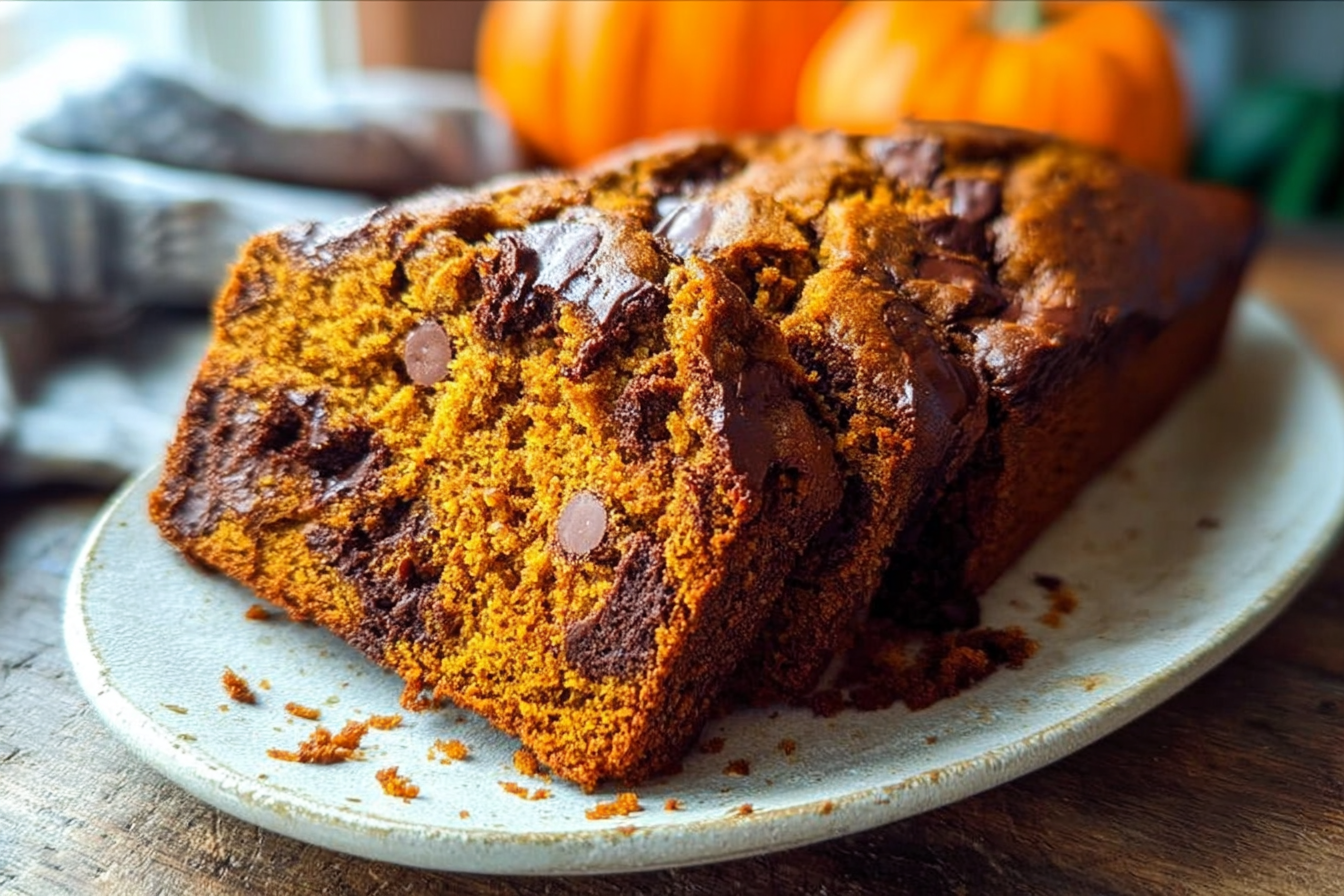 Chocolate Chip Pumpkin Bread