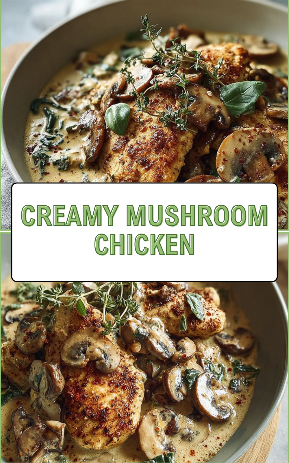 Creamy Mushroom Chicken