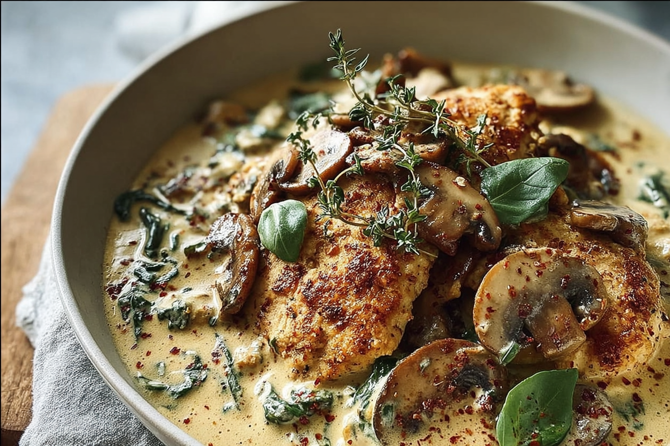 Creamy Mushroom Chicken