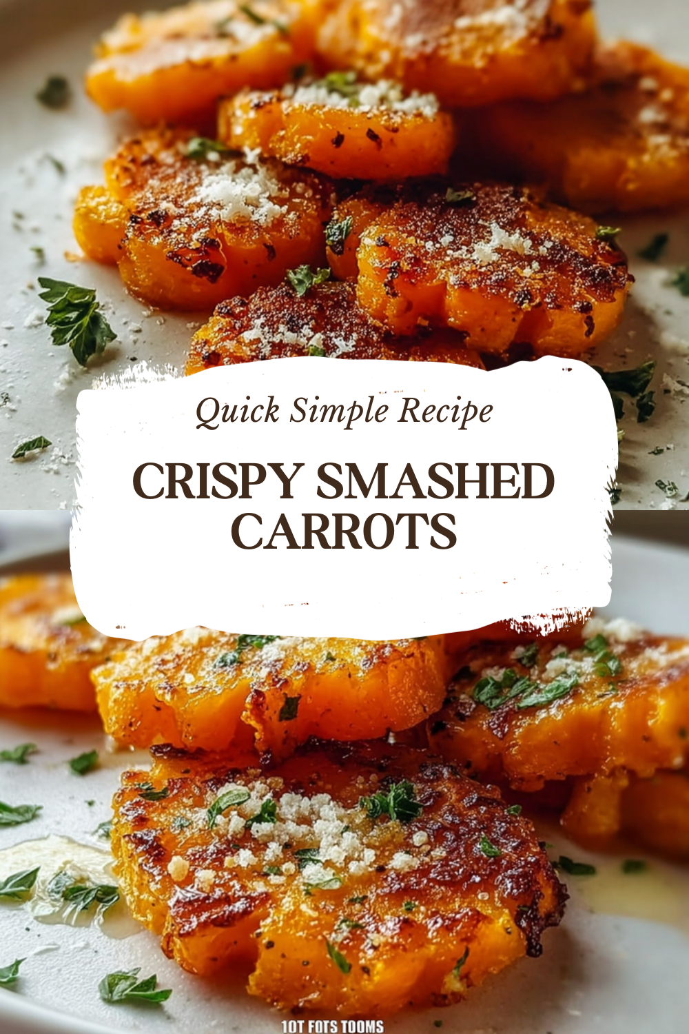 Crispy Smashed Carrots