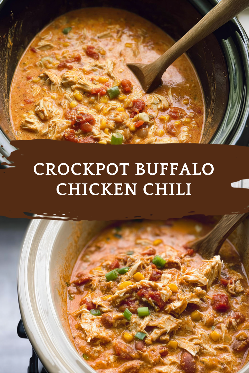 Crockpot Buffalo Chicken Chili