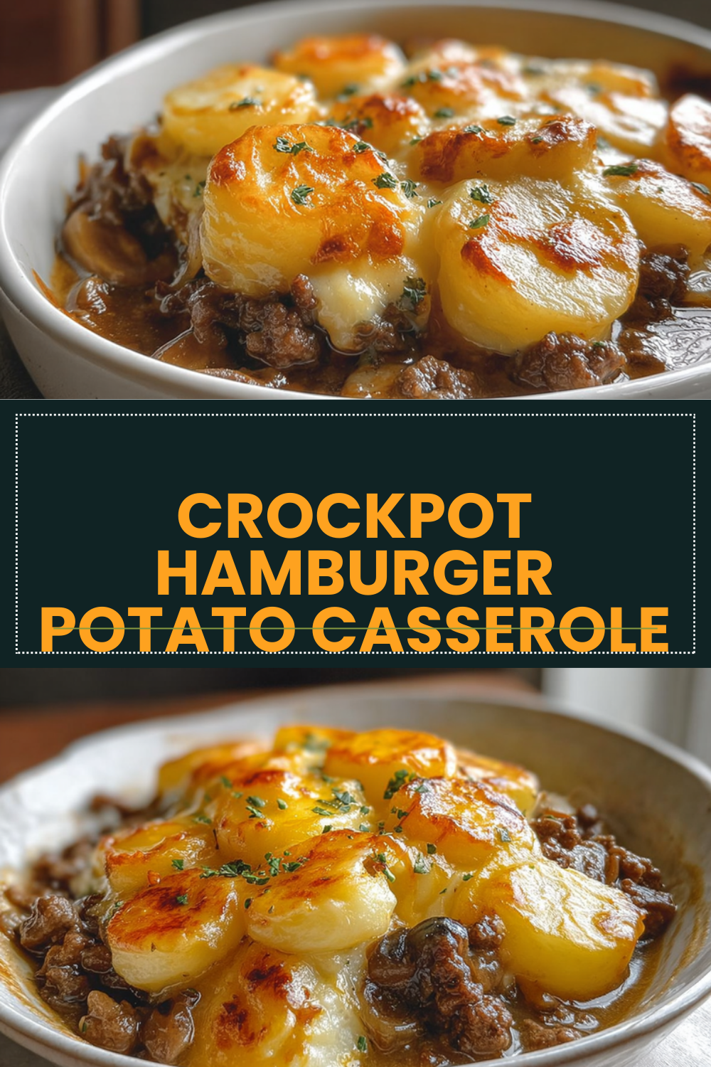 Crockpot Hamburger Potato Casserole