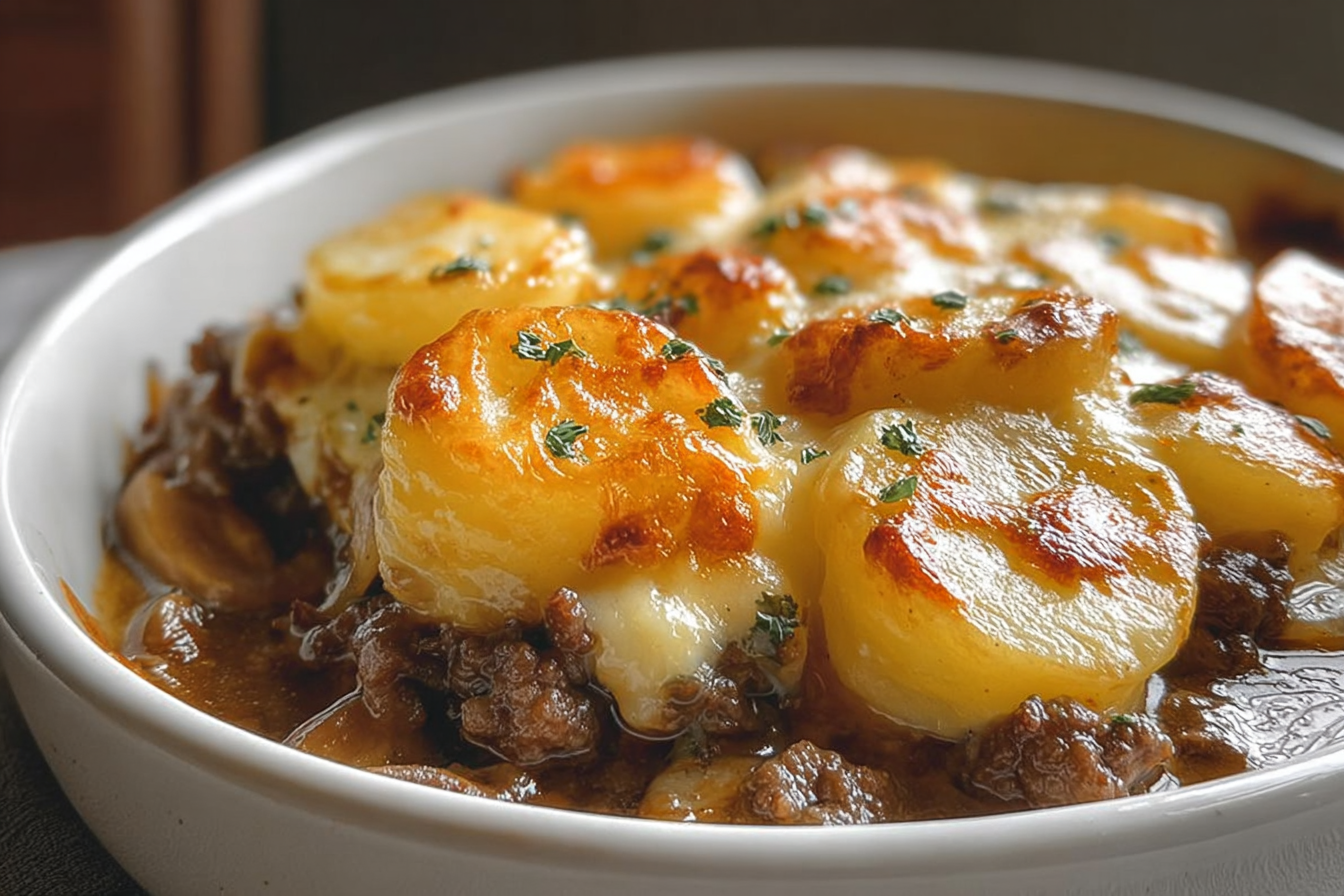 Crockpot Hamburger Potato Casserole