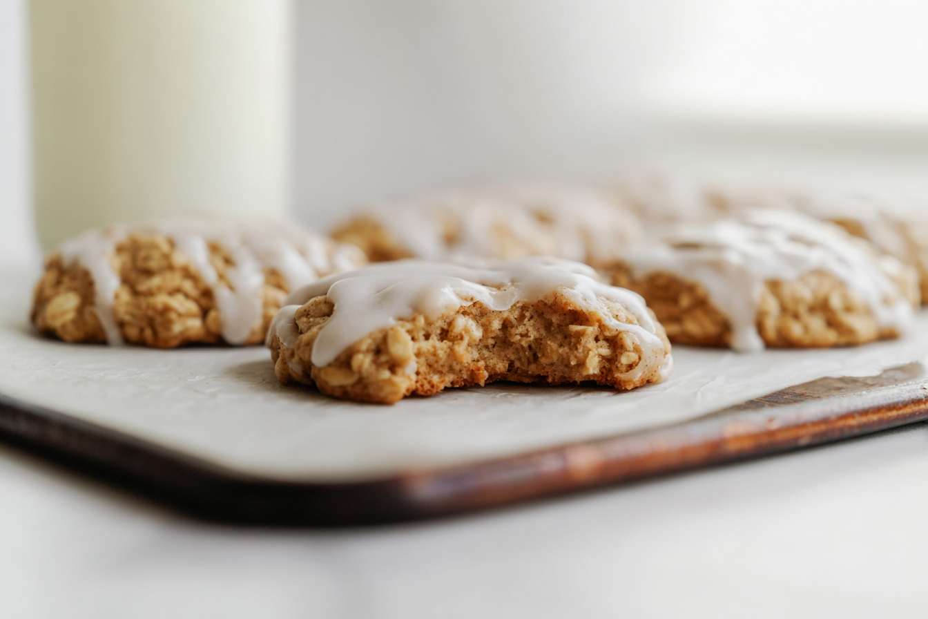 Crumbl Iced Oatmeal Cookies Recipe