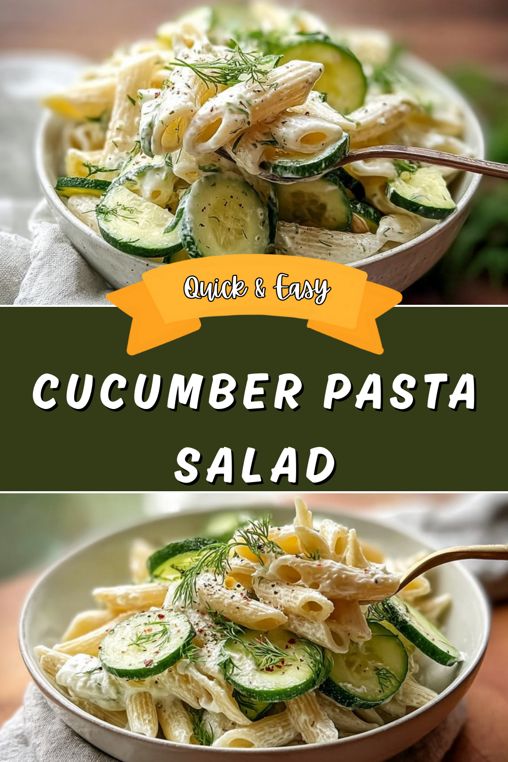 Cucumber Pasta Salad