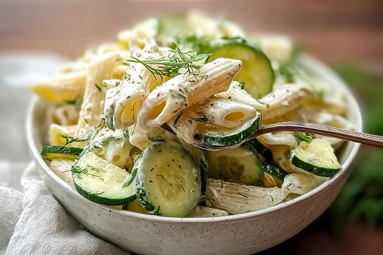 Cucumber Pasta Salad