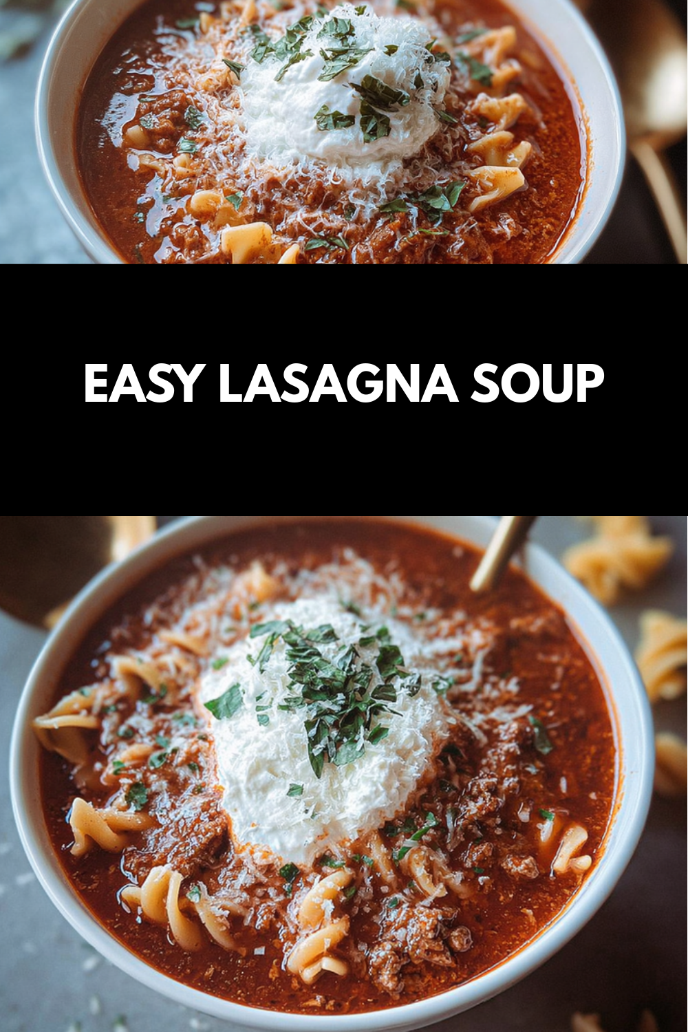 Easy Lasagna Soup