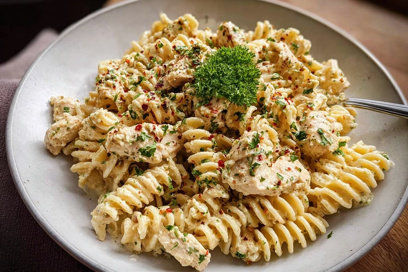 Garlic Parmesan Chicken Pasta