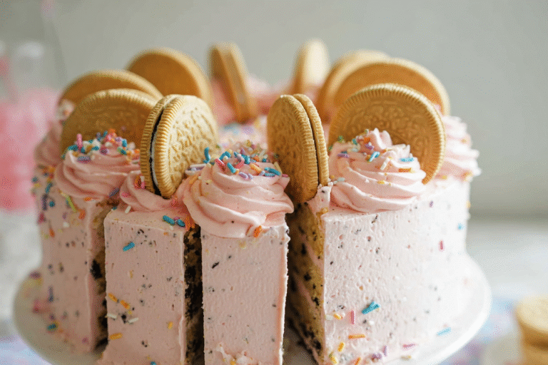 Golden Oreo Birthday Cake 57.Png
