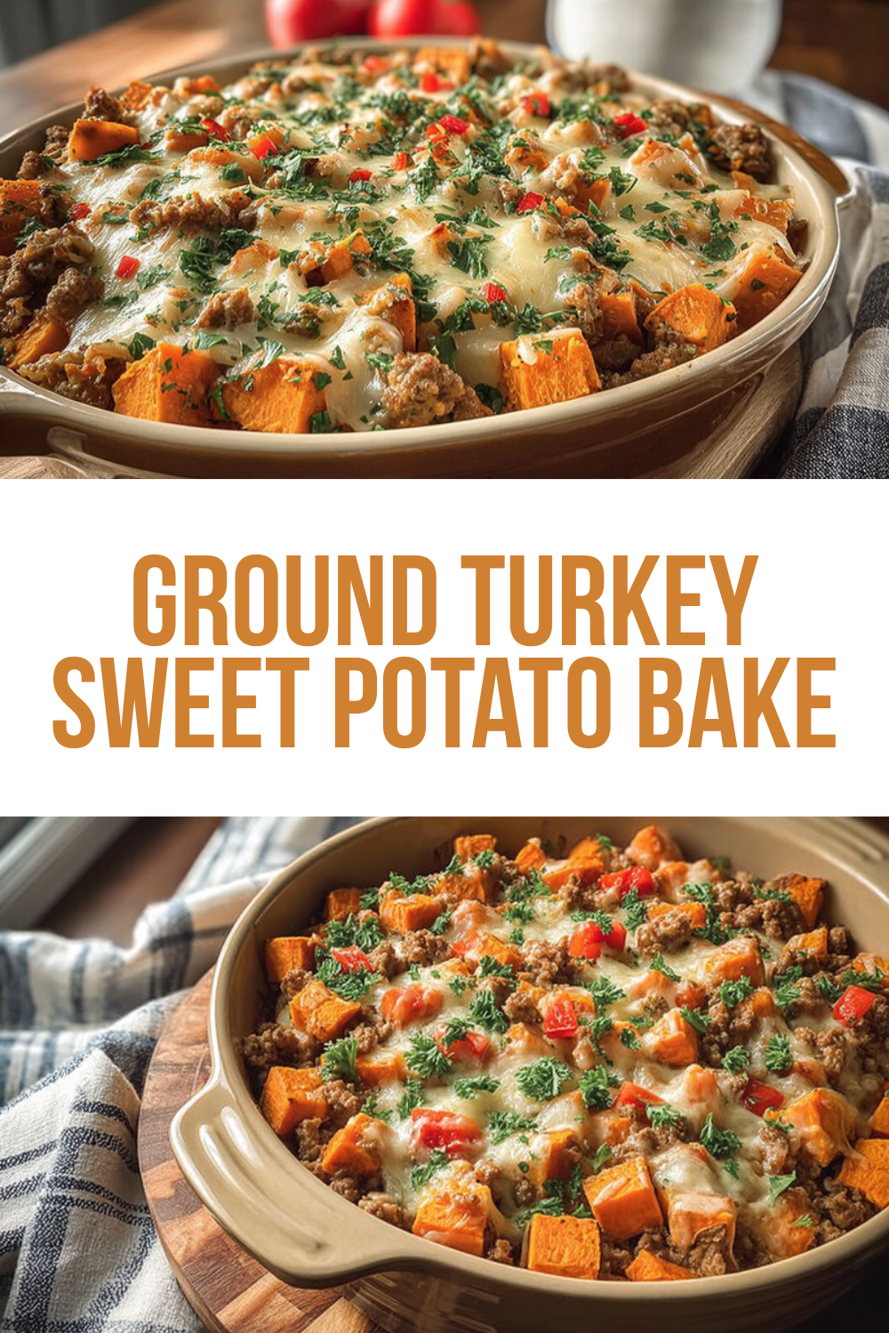Ground Turkey Sweet Potato Bake