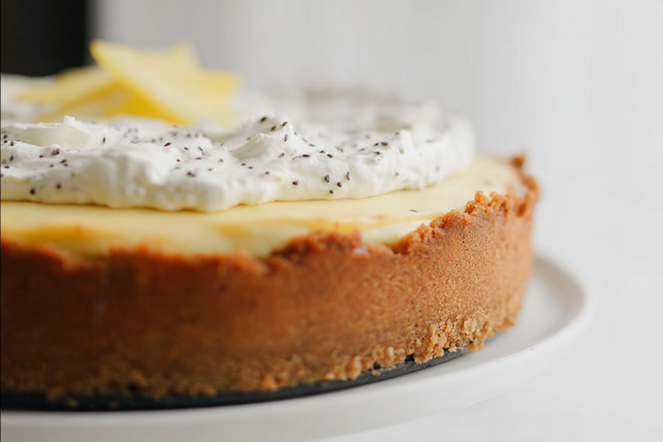 Lemon Poppy Seed Cheesecake
