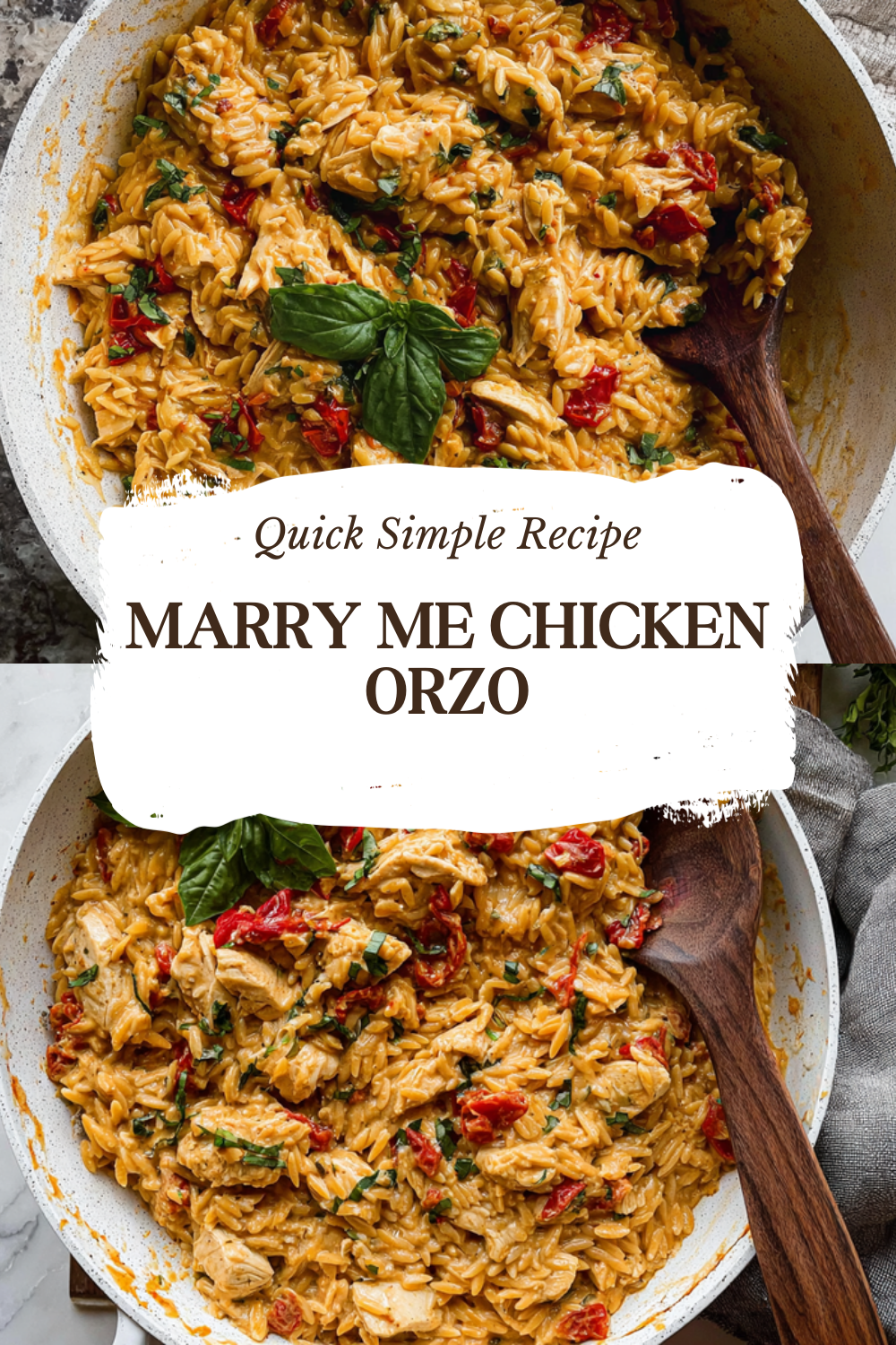 Marry Me Chicken Orzo