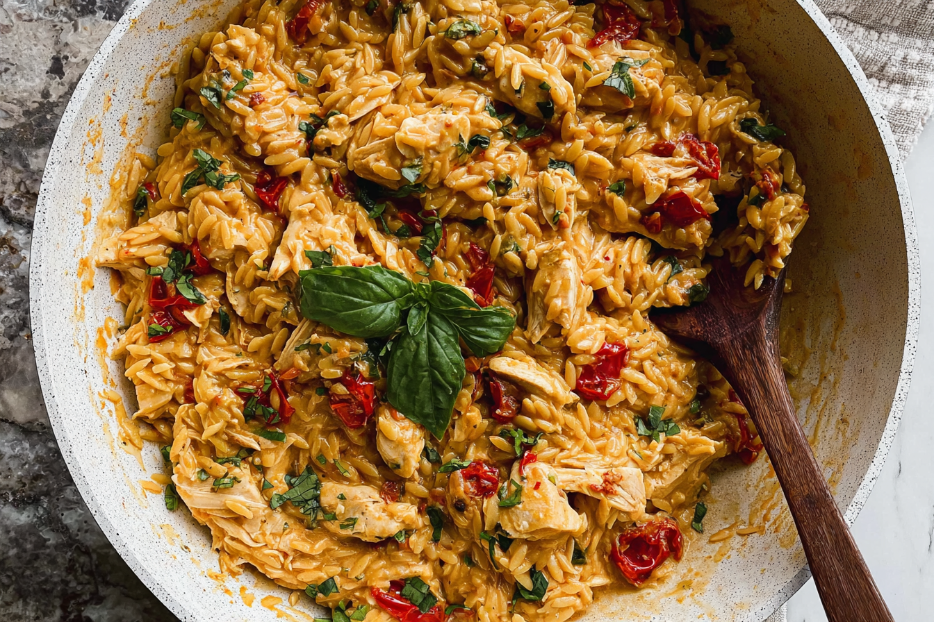 Marry Me Chicken Orzo