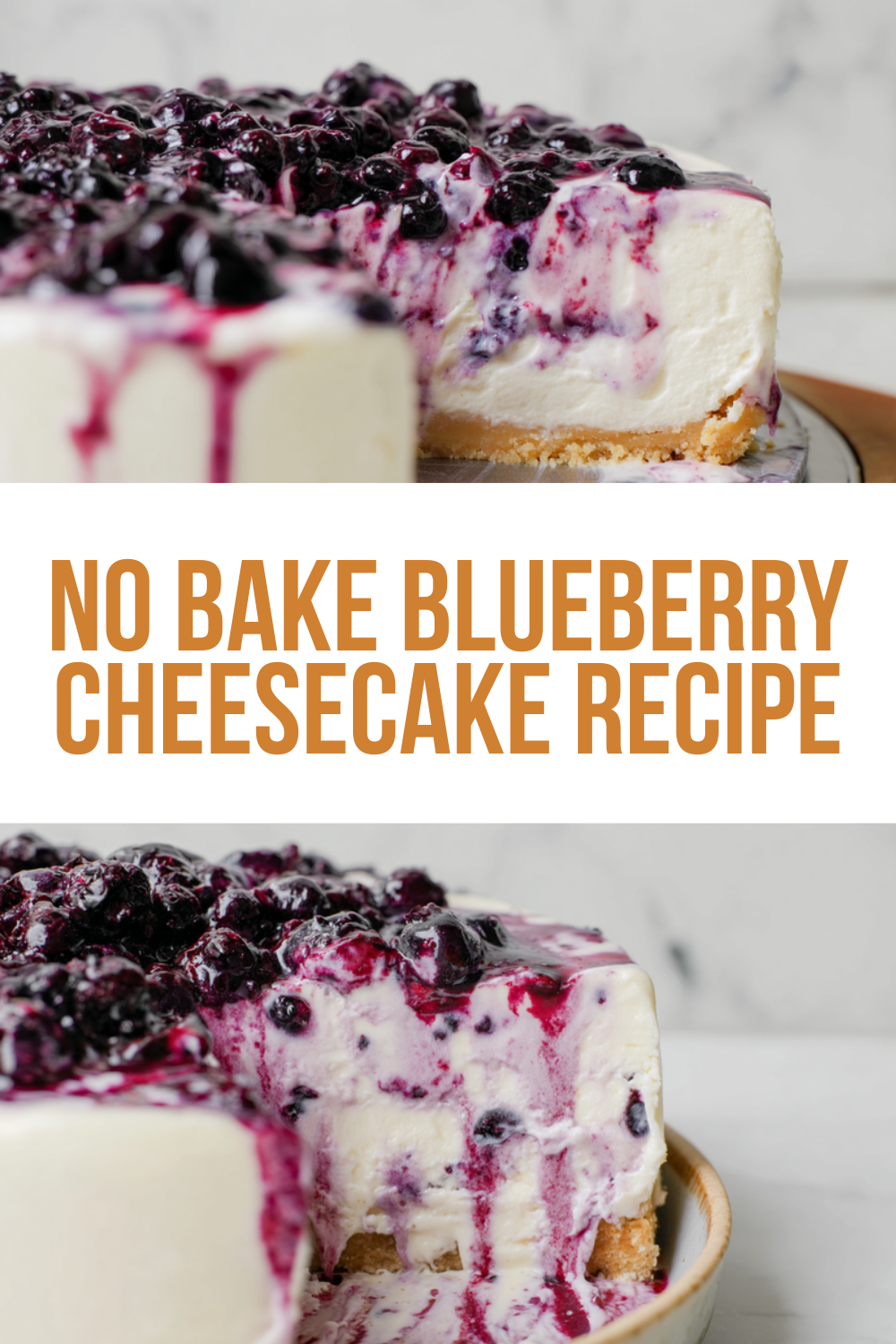 No Bake Blueberry Cheesecake Recipe