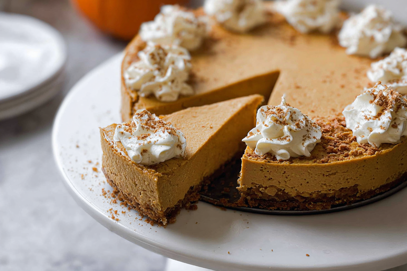 Pumpkin Cheesecake No Bake With Cool Whip
