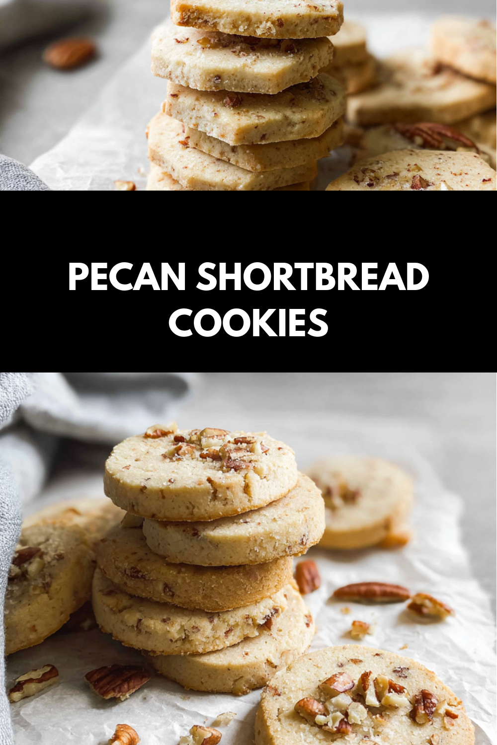 Pecan Shortbread Cookies