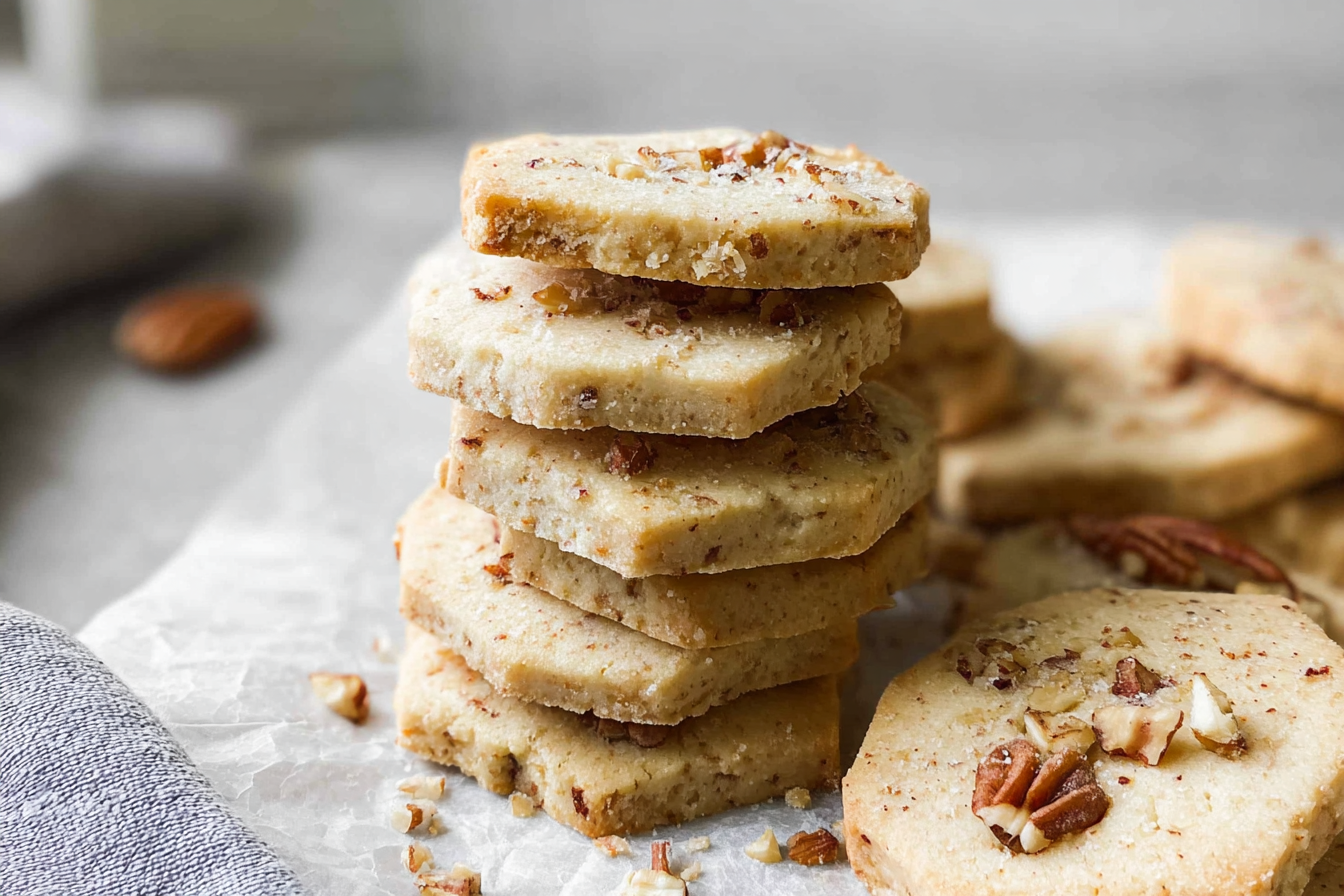 Pecan Shortbread Cookies
