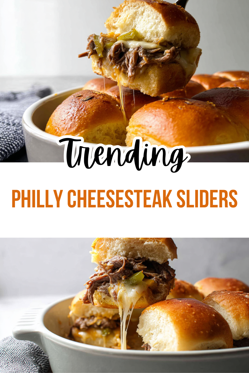 Philly Cheesesteak Sliders