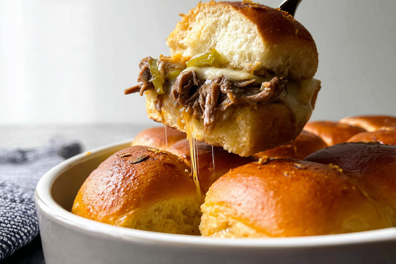 Philly Cheesesteak Sliders