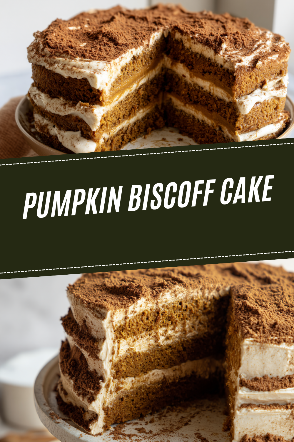 Pumpkin Biscoff Cake