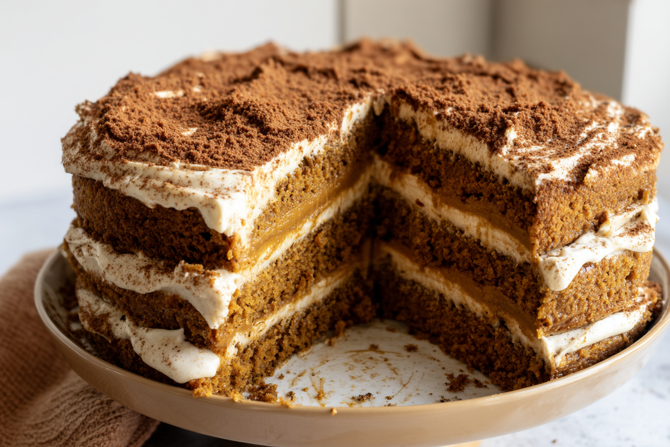 Pumpkin Biscoff Cake