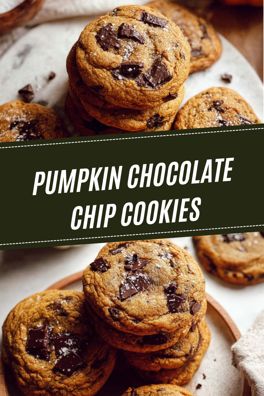 Pumpkin Chocolate Chip Cookies