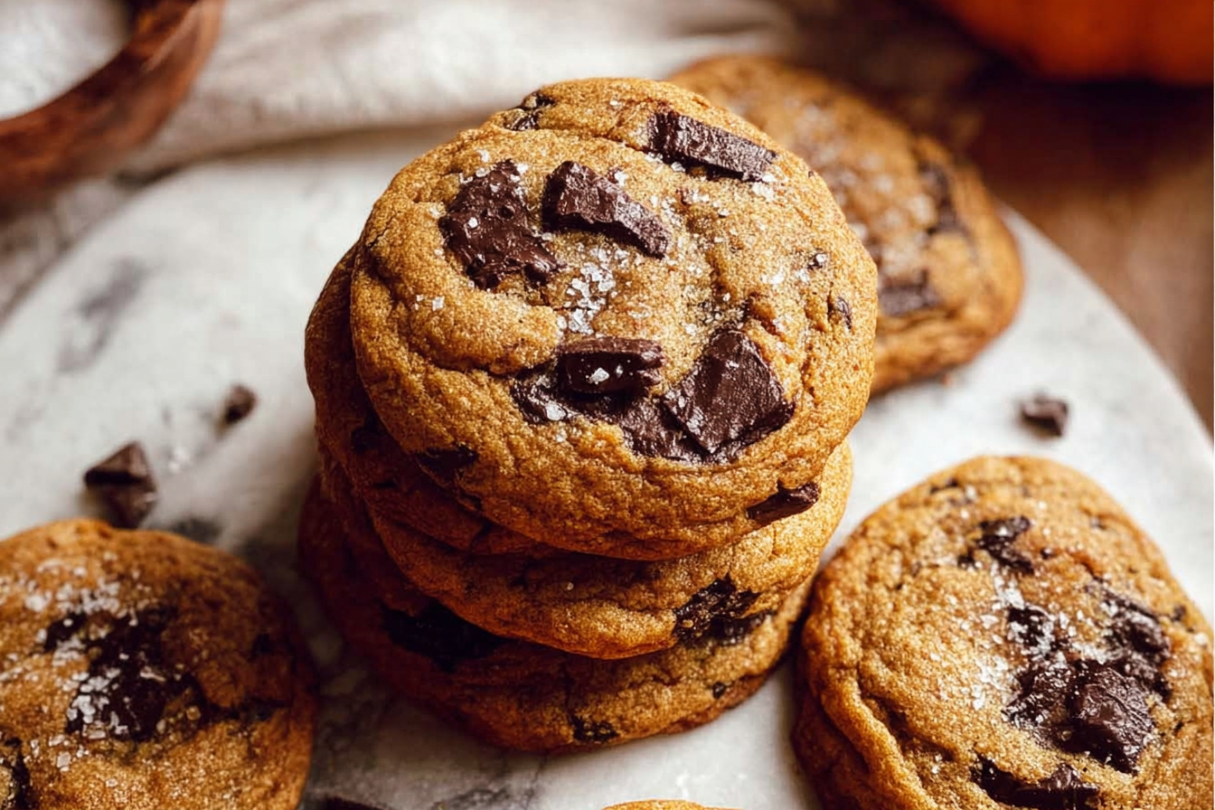 Pumpkin Chocolate Chip Cookies