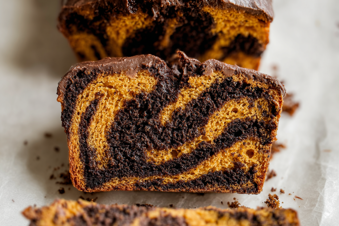 Pumpkin Chocolate Swirl Bread