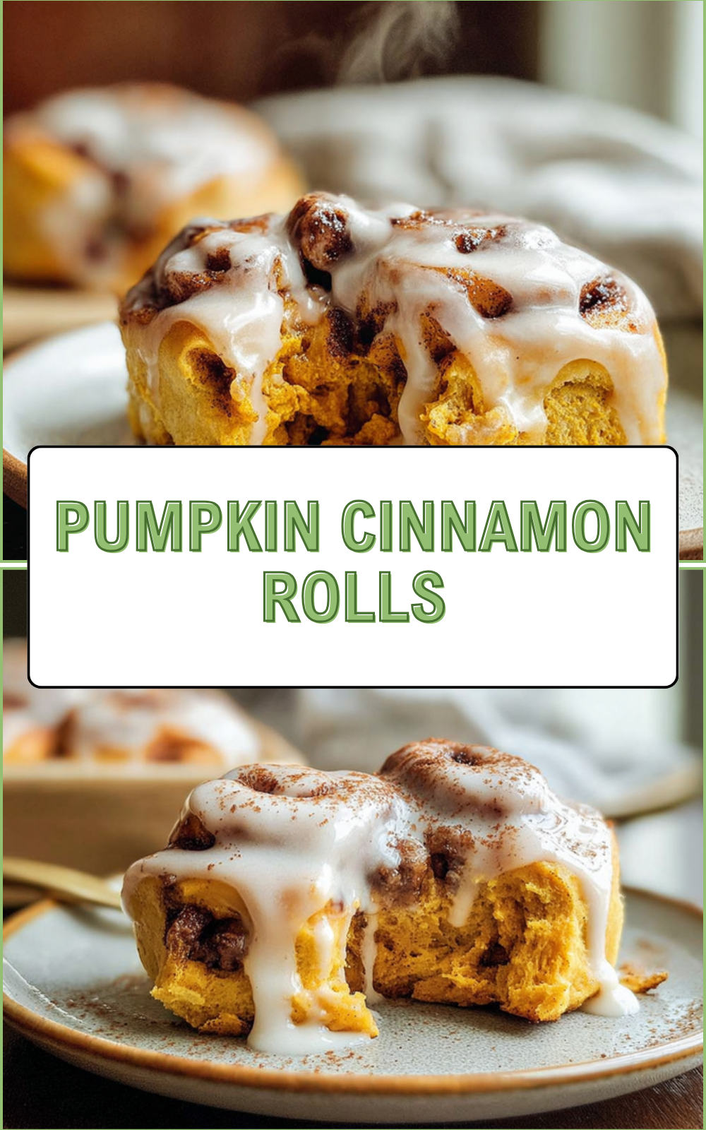 Pumpkin Cinnamon Rolls
