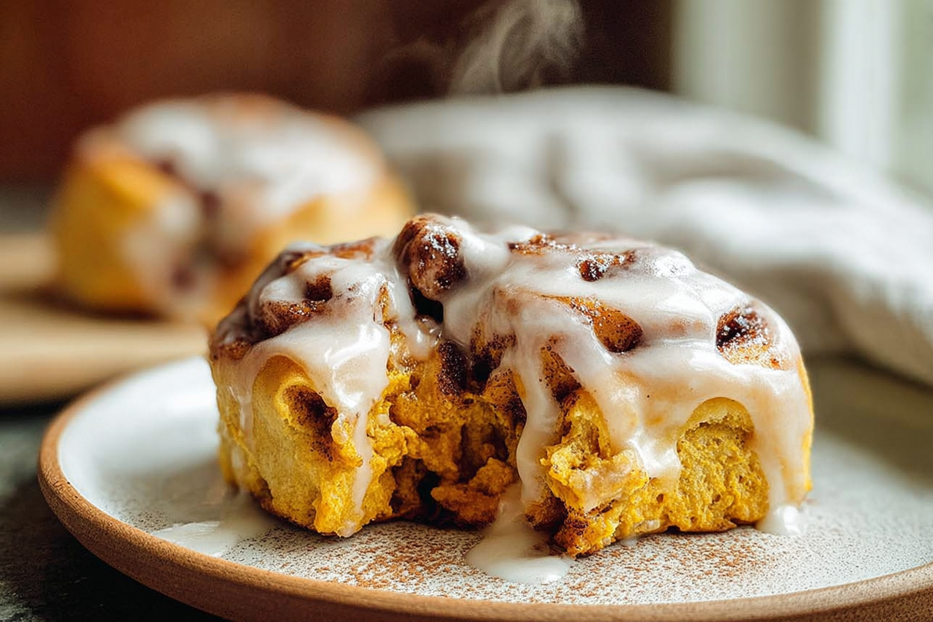 Pumpkin Cinnamon Rolls